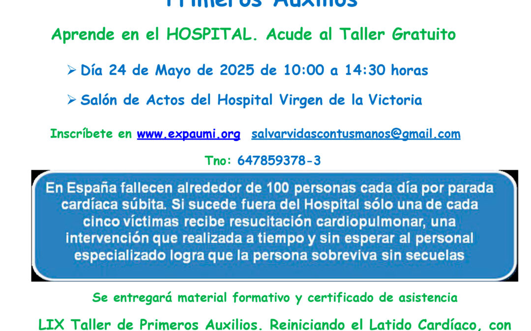 tus MANOS pueden salvar VIDAS