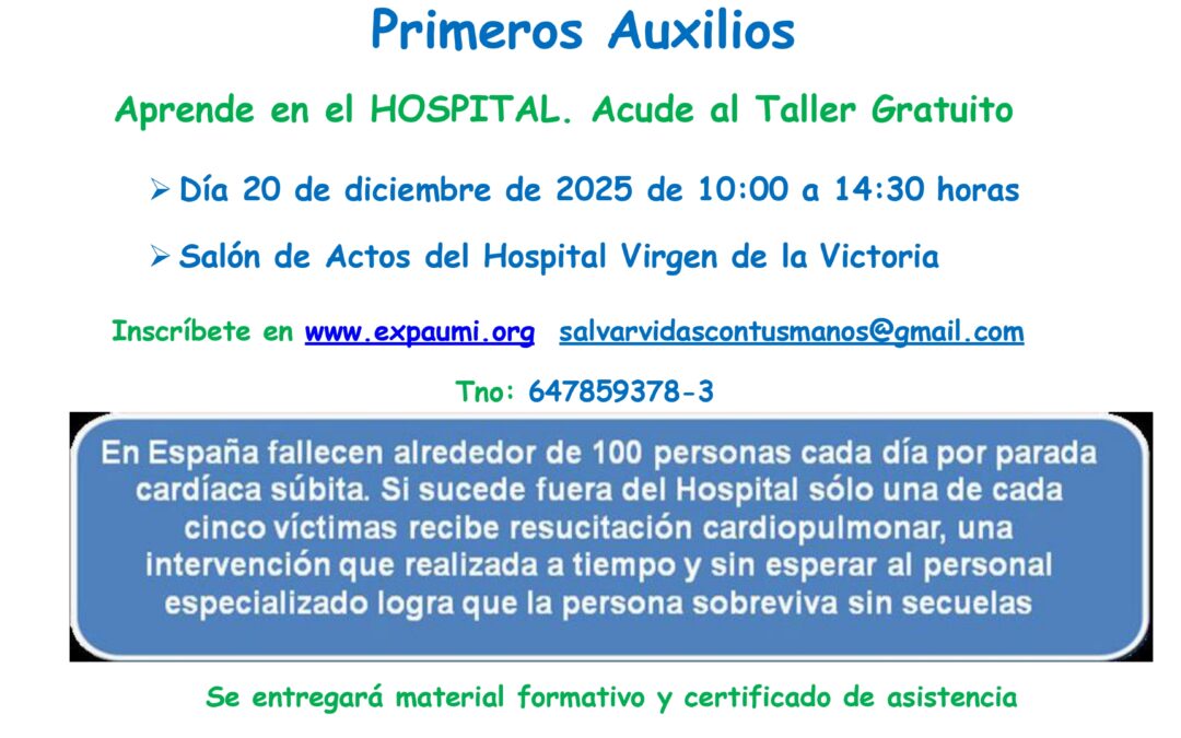 tus MANOS pueden salvar VIDAS