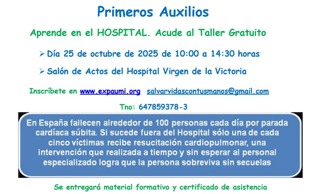 tus MANOS pueden salvar VIDAS