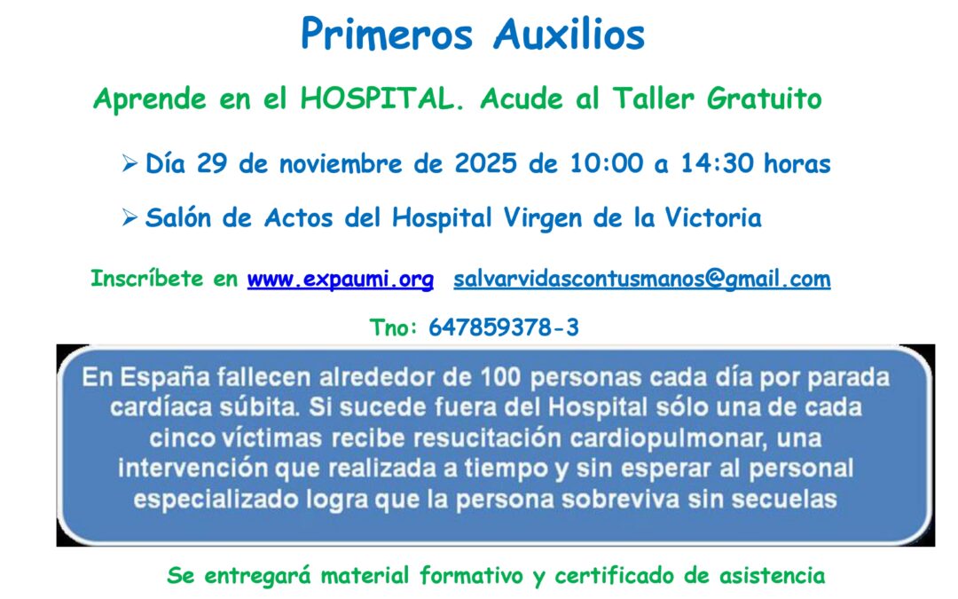 tus MANOS pueden salvar VIDAS