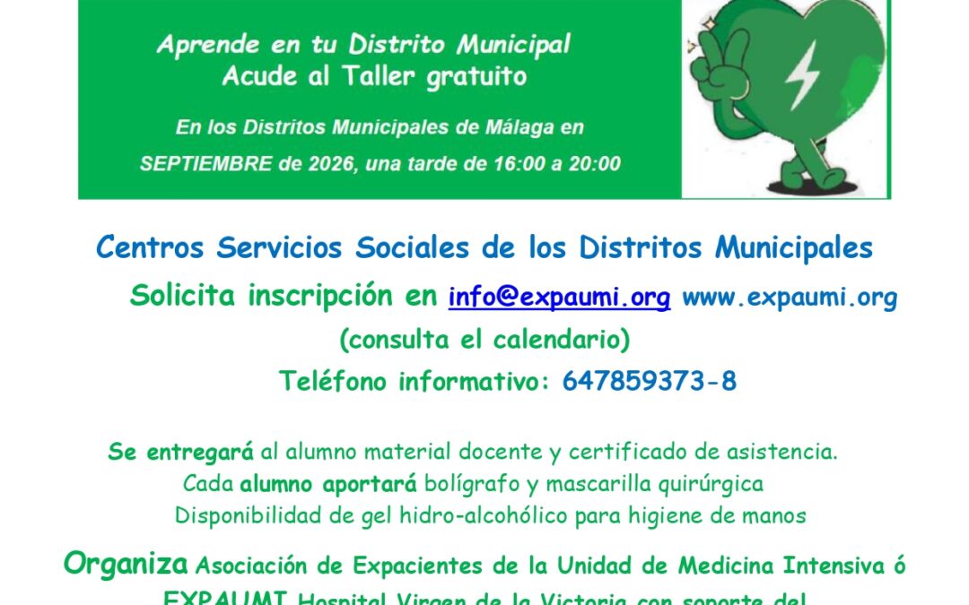 Cartel de difusión Cursos Talleres 2026 11 Distritos municipales