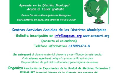 Cartel de difusión Cursos Talleres 2026 11 Distritos municipales