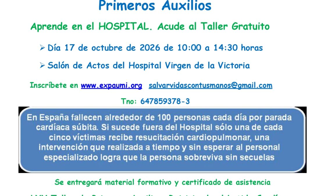 Tus MANOS pueden salvar VIDAS